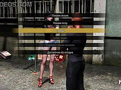 Fashionbusiness inserts his cock into pussy in the men's toilet during 3D hentai game