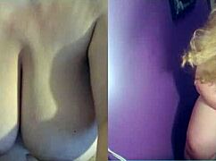 BBW mommy chats on video with big ass in POV