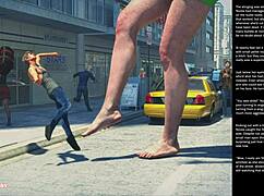 big apple small 18+ gesture episode 9 in 3d cartoon