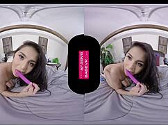 Michelle Maylene hot babe one on one with you in VR!
