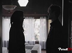 This real anger sex got intense with hardcore fucking. Bound babe screamed through rough moans!