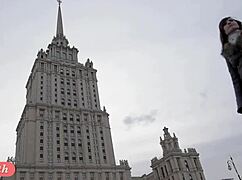 Jeny Smith Flashes Seamless Pantyhose in Public Upskirt Moment