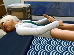 The Stepson Impregnates His Stepmother On New Year's Eve In Futanari Fantasy.