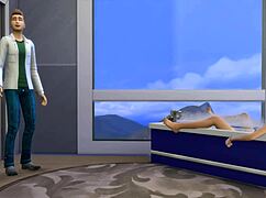 The Stepson Impregnates His Stepmother On New Year's Eve In Futanari Fantasy.