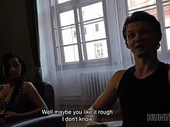 hunt4k erica black does it for cash with boyfriend watching
