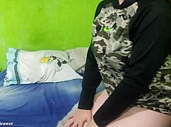 Blonde recruit Nicolelondrawer rides military fetish cock in intense roleplay with Leandrozimmer