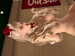 receiving my christmas package in cute 3d anime hentai