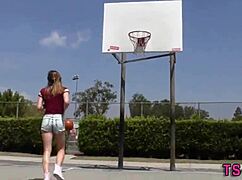 Tranny Takes a Facial in Glamour Lingerie Scene With Interracial Monster Cock Action.