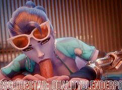 Oh Wow, Watch The Widow Deepthroat That Big Cock On The Beach With Her Huge Tits Bouncing!