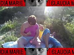 Fat Woman Inserts Cookies Into Pussy