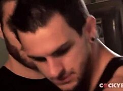 Model Takes Hard Ass-Fucking in Wild Gay Threesome Action