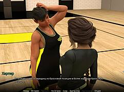 I accidentally ripped the nurse's clothes while undressing the patient outdoors in this 3d hospital gameplay