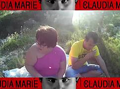 Fat Woman Inserts Cookies Into Pussy