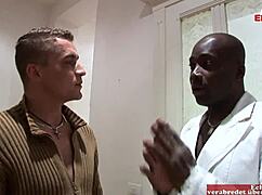 Anal interracial 4some with blonde sluts in nylon lingerie! 🖤