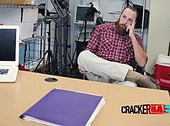 Muscled White Bear Feels Hidden Interracial Pleasure From Huge Black Dong