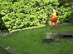 That cutie with big boobs sucking elder cock part 1