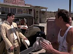 Three Naughty Girls Seduce Gas Station Worker Into Wild Group Sex With Rich Guy Watching