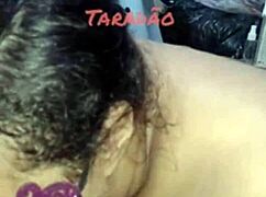 Latina Woman Performs Intimate Act