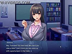 Sex with Colleague - Hentai Game Part 2