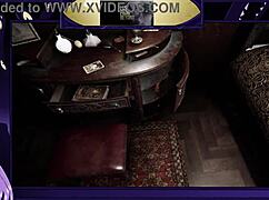 In this game, the brunette with big tits says, 'Feel my lust from beyond'