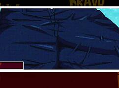 Johnny Bravo sucks big cock in public bravado