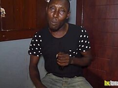 wow, the reggae star fucked her hard and came on her sexy ass while she screamed!