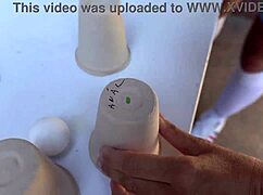 Oktoberfest saw Florane Russell as an anal slut. Beer pong led to deepthroat and multiple cums