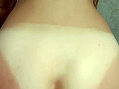 Hot Brunette Rides Hard Cock for Tight Ass Creampie