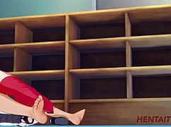 bakugou katsuki and sarada uzumaki having hard sex at school in boruto hentai 3d