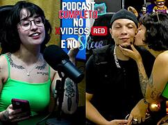 Martina Oliveira gets hot seeing Ruan’s huge tool on podcast 🔥