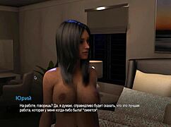 Bound anime whore gets her ass and pussy fucked on the desk, cumshot follows.