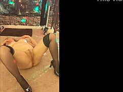 my stockings and heels for a pussy dance promo.