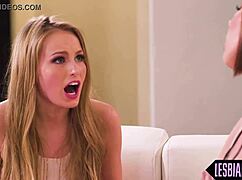 Beautiful lesbians spread legs for pussy play 😍