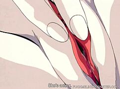 restrained teen 18+ endures lezdom bdsm ass beading in hardcore anime