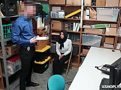 10 out of 10 shoplyfter muslim ella knox with her massive tits and hairy pussy is damn hot