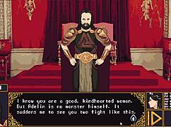 Princess competes in naked throne contest