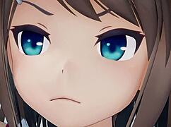 maria from kantai collection gets animated in hentai cartoon style