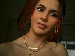 Claire Russell stars in Laguna Bend sex scene from Cyberpunk 2077 at ultra settings.
