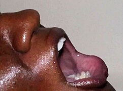 Ebony cumshots for swallowing