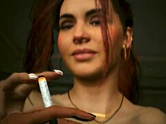 Claire Russell stars in Laguna Bend sex scene from Cyberpunk 2077 at ultra settings.