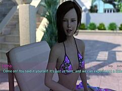 Wife And Stepmother Play Erotic Game