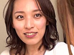 American student and Japanese wife in steamy lesbian action! 😘