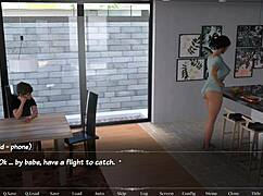 Perfect Bond 4 - Stepmom's Big Tits and Hard Nipples in Cartoon Game