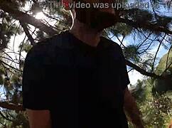 Yo, exercising with friends turned into an outdoor threesome!