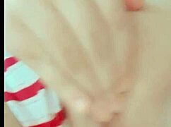 Amateur slutty young 18+ girl Hana Lily shows herself