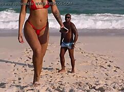 Shayene Samara enjoys beach encounter with big cock