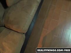 Eden Young 18+ and Romeo Price - Street Teen Flashes Tits!