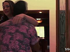 My BFs Stepsisters Love Lesbian Sex in Wild Roleplay