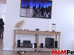 Serious Stepmom Secretly Filmed Playing With Pussy