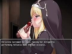 passion of sister christina in anime hentai group banging 😈